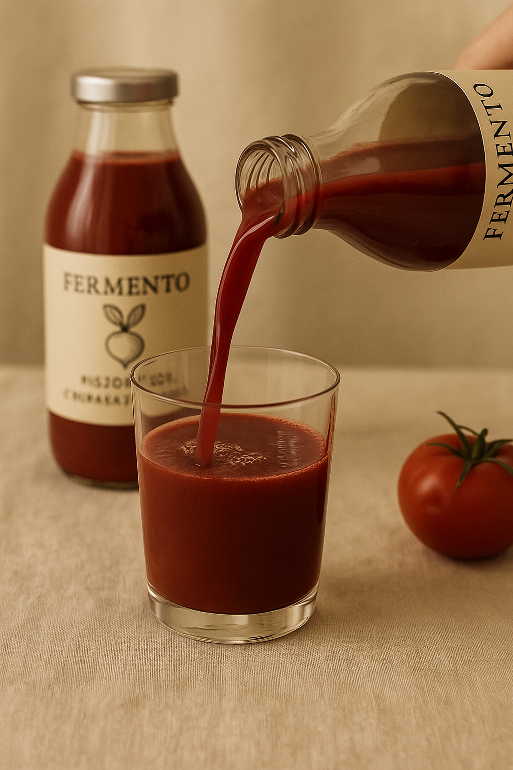 Kiszony sok z buraka i pomidora