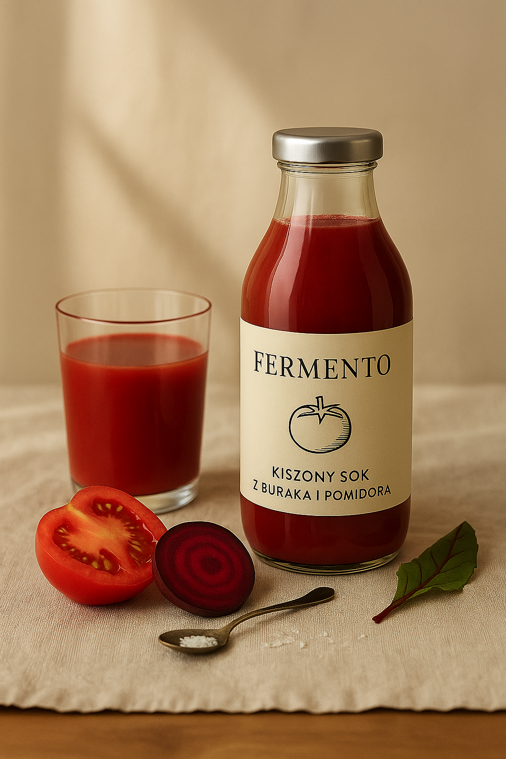 Kiszony sok z buraka i pomidora